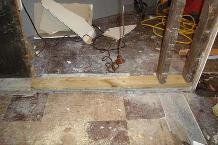 patched sill plate