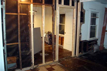 south wall framing